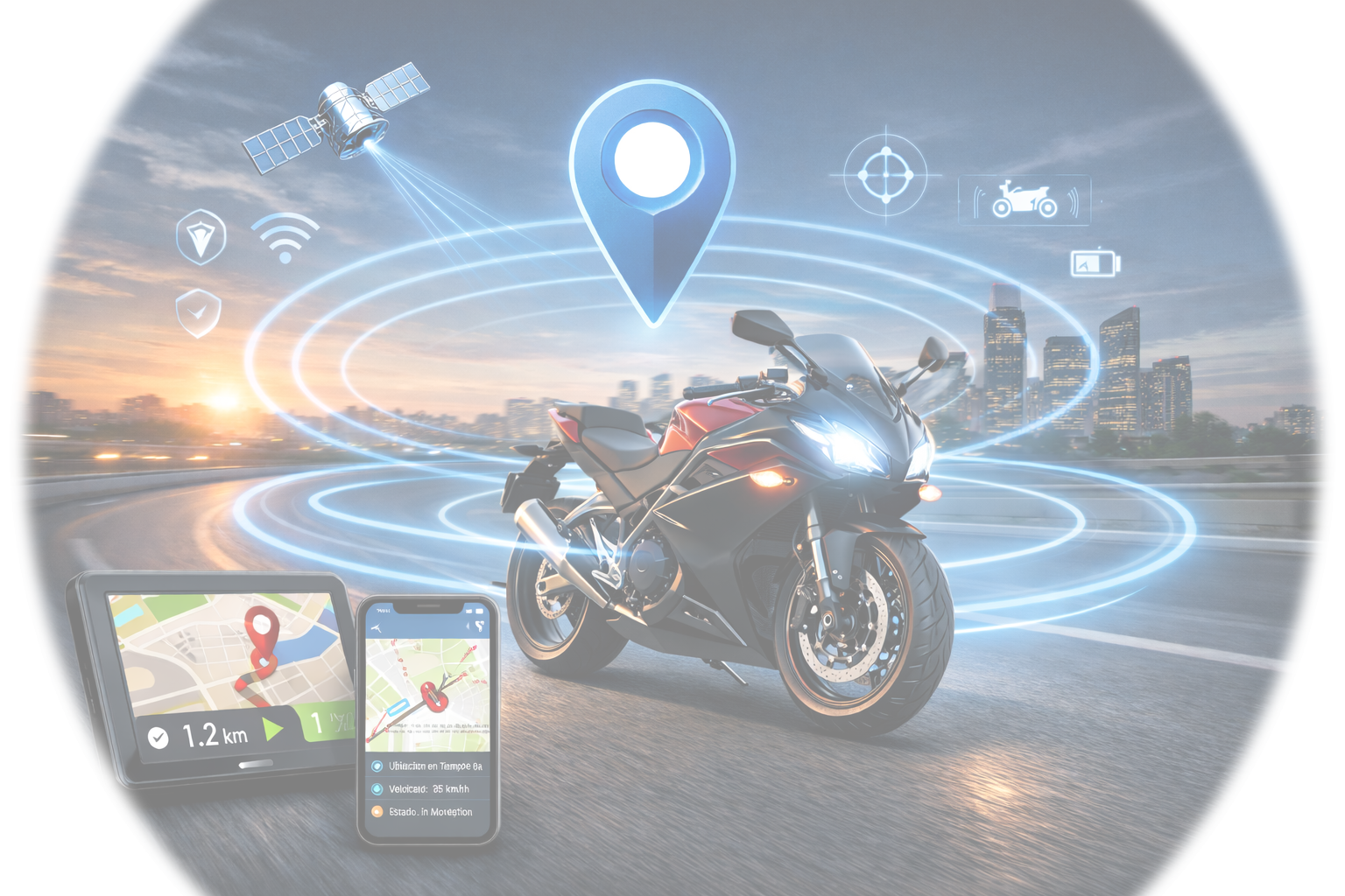 Rastreo satelital para motos